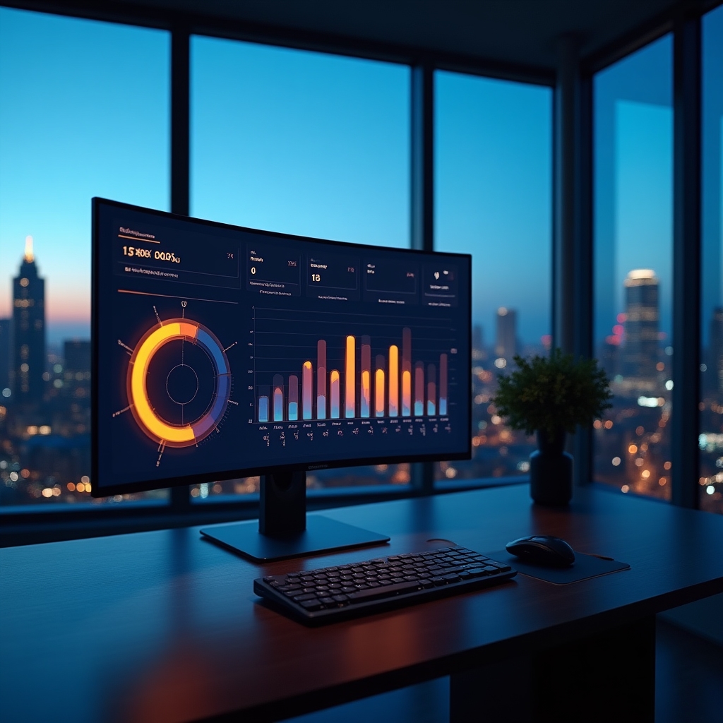User experience signals visualized as a clean dashboard with speed and usability metrics